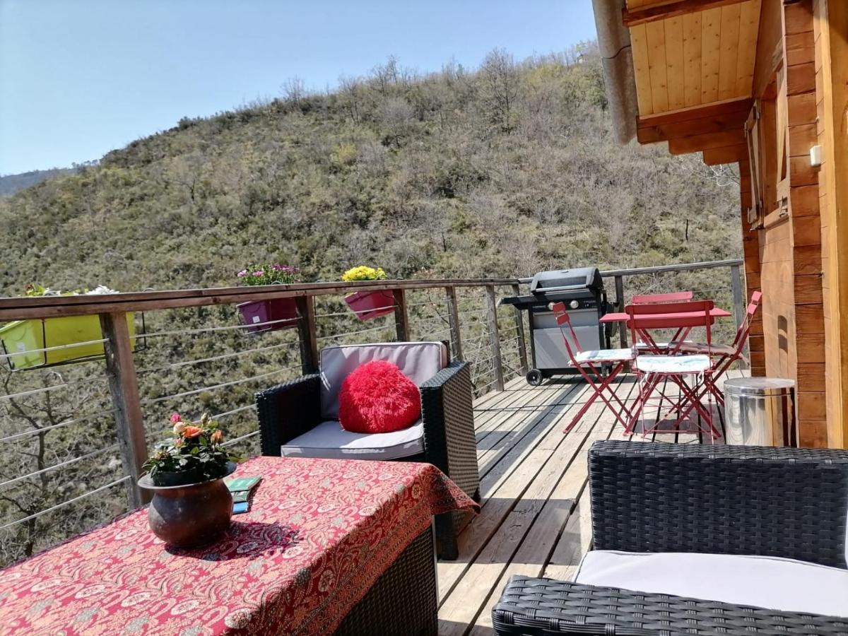 Chalet Sur Pilotis Avec Piscine Privee Lucéram Екстериор снимка